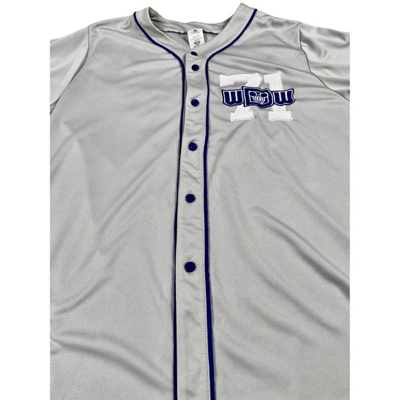 Walt Disney World Shirt Mens 2XL Gray Button Baseball Jersey 71 Park Anniversary - Picture 3 of 13